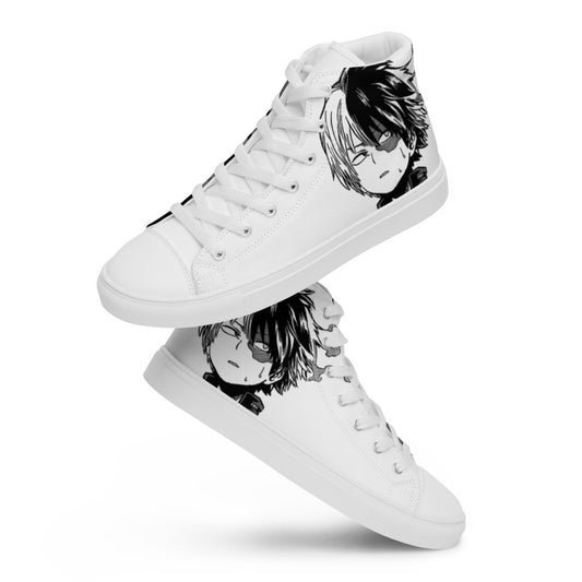 Men’s high top canvas shoes